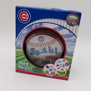 Spot It Chicago Cubs MLB Edition Card Game MasterPieces Collectible Tin New